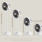 Fan Centennial - USB Rechargeable Adjustable 5-Speed ​​Fan - Image 10