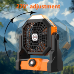 USB Rechargeable Outdoor Camping Fan - Image 2