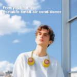 Rechargeable Handheld Neck Hanging Portable Mini Fan - Image 9