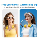 Rechargeable Handheld Neck Hanging Portable Mini Fan - Image 7