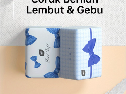 Botare Bow Embossed Facial Tissue