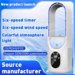 Powered Bladeless Desk Fan - Image 3