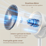 Fan Centennial - USB Rechargeable Adjustable 5-Speed ​​Fan - Image 6